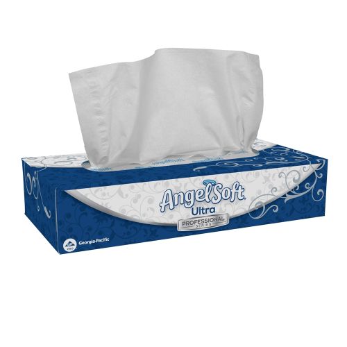 Pañuelo Desechable para la Cara Angel Soft Ultra Professional Series, Premium, Doble Hoja, Caja Plana